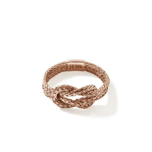 Women John Hardy Rings | Rings>Love Knot Ring, Rose Gold, 3.6MM