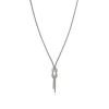 Women John Hardy Necklaces>Love Knot Y Necklace, Sterling Silver, 1.8MM