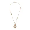 Women John Hardy Necklaces>Moon Door Necklace, Gold, Diamonds