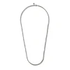 John Hardy Necklaces>Naga Box Chain Necklace, Silver, 3.7MM