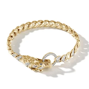 Women John Hardy Bracelets>Naga Bracelet, Gold, Diamonds