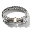 Women John Hardy Bracelets | Bracelets>Naga Bracelet, Sterling Silver, Gold, 10.5MM