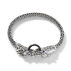 Women John Hardy Bracelets>Naga Bracelet, Sterling Silver, Pavé, 5MM