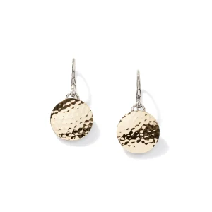 Women John Hardy Earrings>Palu Dot Drop Earrings, Gold, Sterling Silver