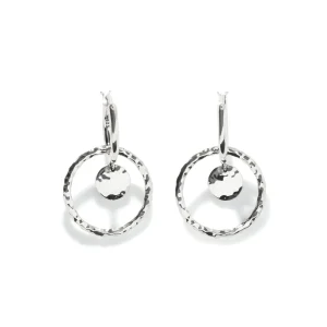 Women John Hardy Earrings>Palu Dot Drop Earrings, Sterling Silver