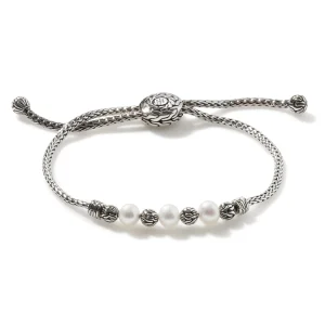 Women John Hardy Bracelets>Pearl Slider Bracelet, Sterling Silver