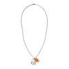 Women John Hardy Necklaces | Necklaces>Pebble Duo Necklace, Silver, Diamonds