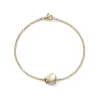 Women John Hardy Bracelets>Pebble Heart Bracelet, Gold, Diamonds