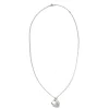 Women John Hardy Necklaces>Pebble Heart Necklace, Silver, Diamonds, Large