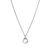 Women John Hardy Necklaces>Pebble Heart Necklace, Silver, Diamonds, Small