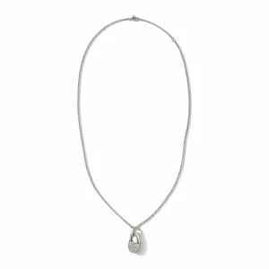 Women John Hardy Necklaces | Necklaces>Pebble Pendant, Sterling Silver, Diamonds