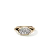 Women John Hardy Rings>Pebble Ring, Gold, Diamonds