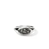 Women John Hardy Rings>Pebble Ring, Sterling Silver, Black Sand Diamond Pavé