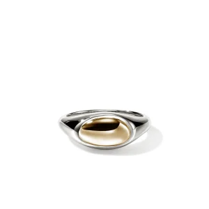 Women John Hardy Rings>Pebble Ring, Sterling Silver, Gold