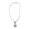 Women John Hardy Necklaces>Pendant Keyring Necklace, Sterling Silver