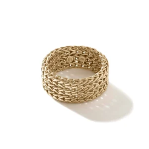 Women John Hardy Rings | Rings>Rata Chain Band Ring, Gold, Wide