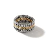 Women John Hardy Rings | Rings>Rata Chain Ring, Silver, Gold, Wide