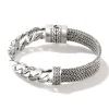 John Hardy Bracelets>Rata Curb Chain Bracelet, Sterling Silver