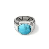 John Hardy Rings>Signet Ring, Sterling Silver