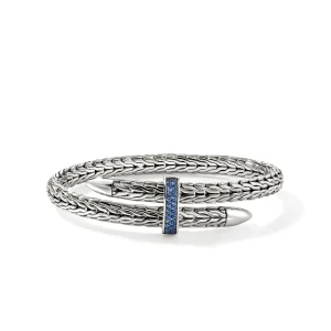 Women John Hardy Bracelets | Bracelets>Spear Flex Cuff, Sterling Silver, Gemstones