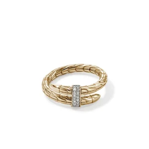 Women John Hardy Rings | Rings>Spear Ring, Gold, Diamonds