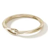 Women John Hardy Bracelets>Surf Hinged Bangle, Gold