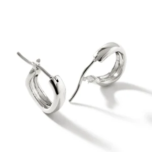 Women John Hardy Earrings>Surf Huggie Earrings, Sterling Silver