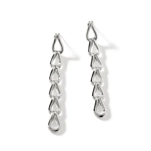 Women John Hardy Earrings>Surf Link Earrings, Sterling Silver