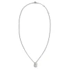 Women John Hardy Necklaces>Surf Pendant Necklace, Silver, Diamonds